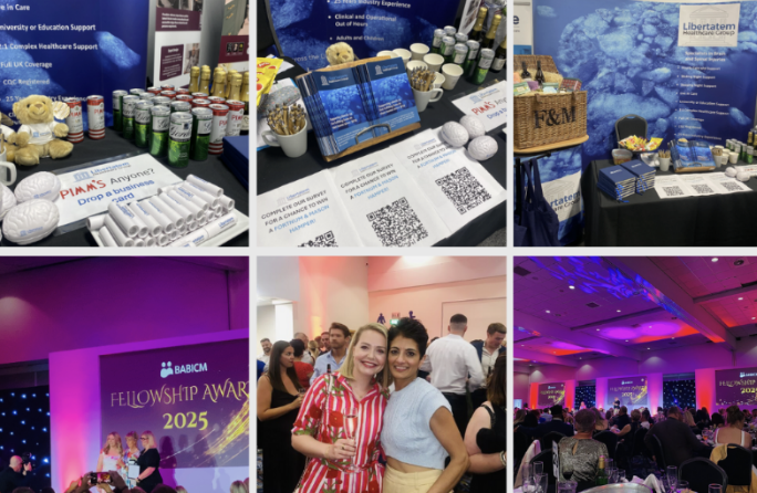 collage of pictures from the award event